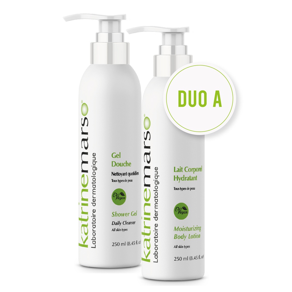 Duo - Lait Corporel (250 ml) + Gel Douche (250 ml)